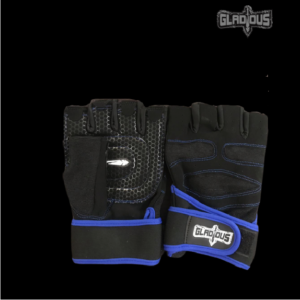 Blue Back_Side Gloves by Gladious Pakistan's Best online supplement and fitness store
