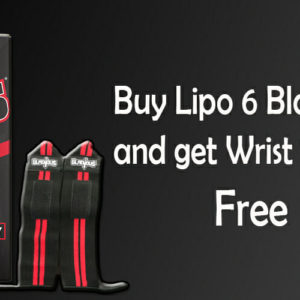 lipo 6 uc black and wrist strap by Gladious Pakistan's Best online supplement and fitness store